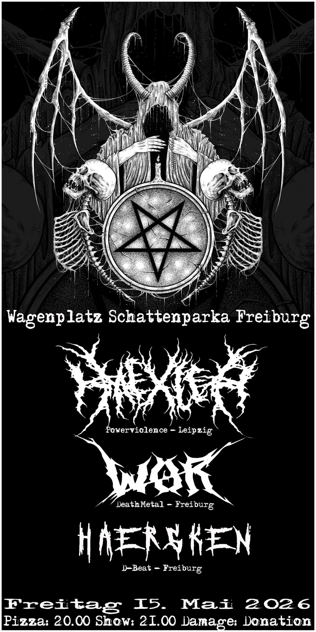 Konzertplakat Schattenparker 2026